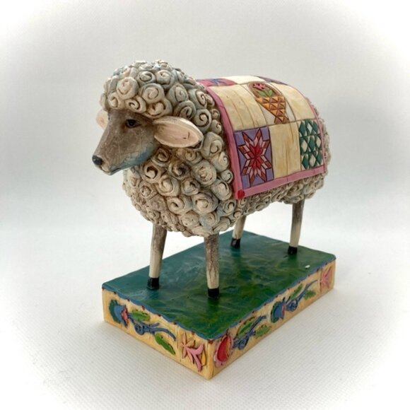 Jim Shore Sheep Figurine “Peace In The Valley” Heartwood Creek Quilt Pattern - Picture 1 of 5